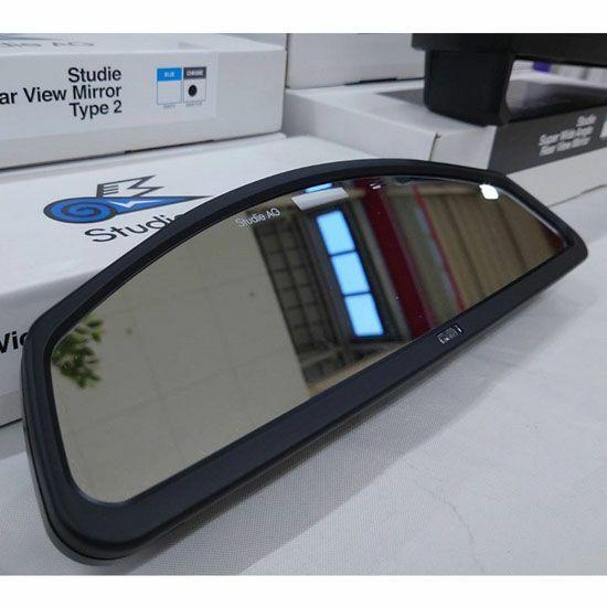 BMW/MINI 2018以前各車種用 ワイドアングルリアビューミラー タイプ2(クロームレンズ/ブ...
