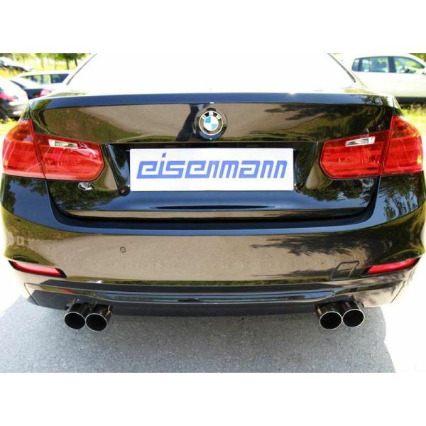 BMW 335i(F31)/435i(F32)等 レーシングマフラー 76mmクアッドチップ【Eis...