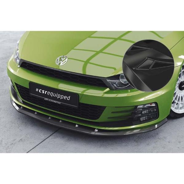 フォルクスワーゲン シロッコ3後期 Rライン グロスブラック・フロントリップスポイラー【CSR】