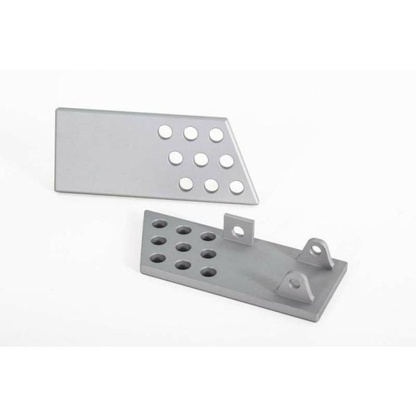 ポルシェ 930／964等 アルミニウム・ドアハンドルセット(穴あき・シルバー)【Rennline】