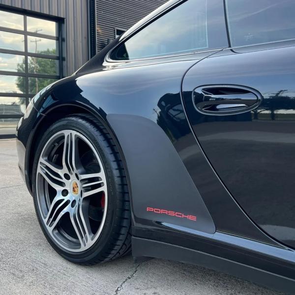 ポルシェ 997カレラ／GT3 マグネティック・ストーンガード(プリンテッドブラック&amp;ロゴ)【Mag...