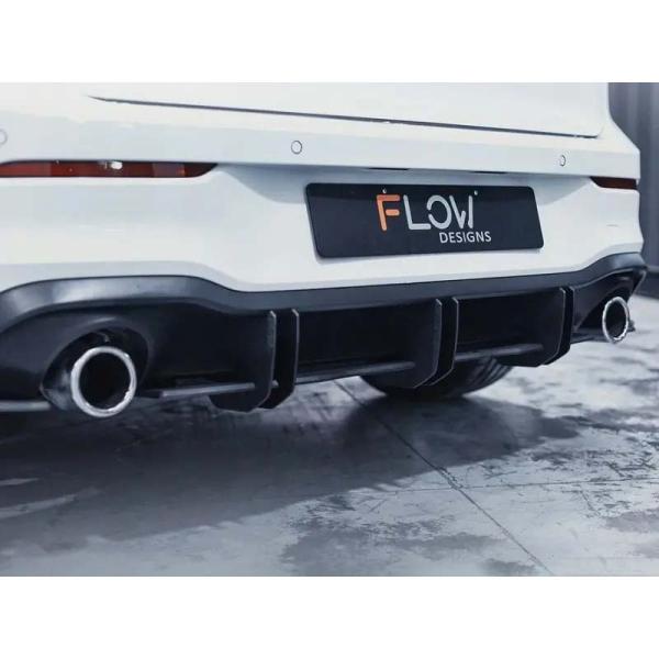 フォルクスワーゲン ゴルフ8GTI FLOWロック・リアディフューザー【FLOW】