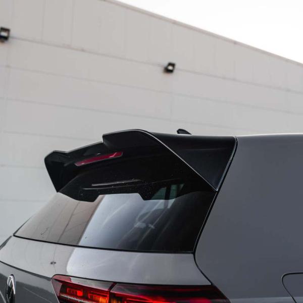 フォルクスワーゲン ゴルフ8R/GTI等 EVO-1 グロスブラック・リアスポイラー【ZAERO D...