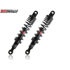 YSSリアショック/サスペンション 330mm ブラック/レッド カブ50/70/90