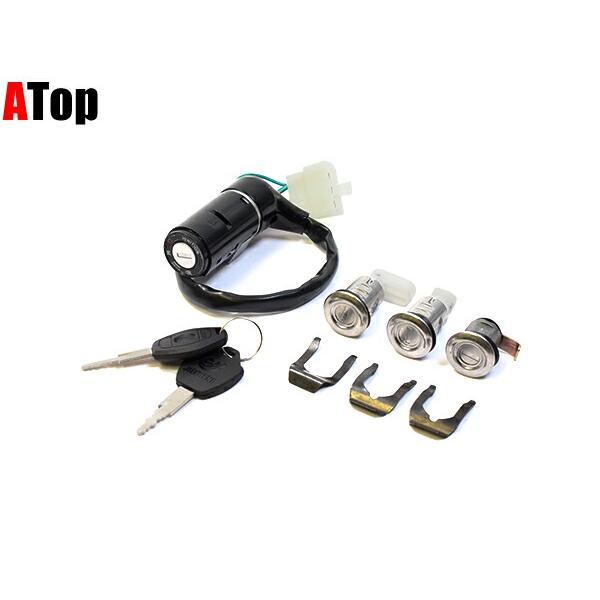 リード50 AF20 リード90 LEAD90 HF05 前期 5線タイプ 新品 キーセット 5ピン...