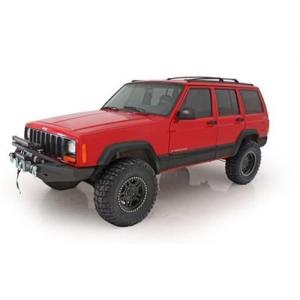 Smittybilt 正規品 ジープ XJ チェロキーXRC ボディクラッディング / ロックスライ...