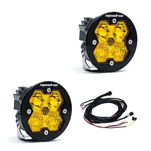 LED ドライビングコンボ ライト Squadron-R 2.0 Sport 2個 アンバー Baj...