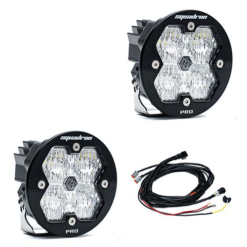 LED ワイドコーナリング ライト Squadron-R 2.0 Pro 2個 BajaDesign...