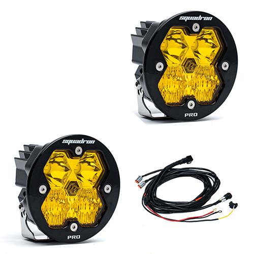 LED ドライビングコンボ ライト Squadron-R 2.0 Pro 2個 アンバー BajaD...
