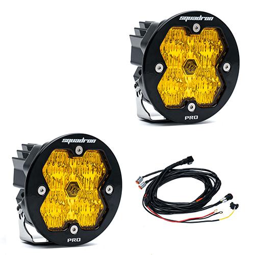 LED ワイドコーナリング ライト Squadron-R 2.0 Pro 2個 アンバー BajaD...