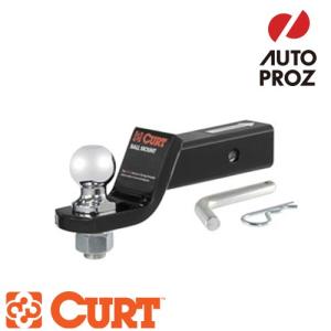CURT 正規品 トレーラーヒッチ用 ボールマウント＋2インチヒッチボールセット 2インチ角 2インチドロップ メーカー保証付