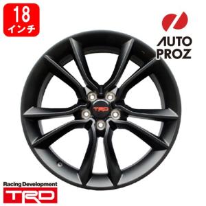 USトヨタ 純正品 TOYOTA トヨタ 86 / ハチロク TRD 18インチホイール フロント：7J リア：7.5J 4本セット マットブラック JWL刻印あり｜autoproz-usa