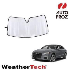 USアウディ純正 専用設計 AUDI ロゴ入 サンシェード 吸盤不要