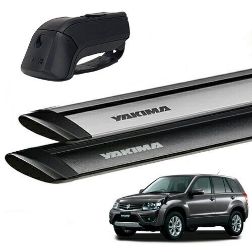 YAKIMA 正規品 スズキ 3代目 エスクード ルーフレール付き車両 ベースキャリアセット ティン...