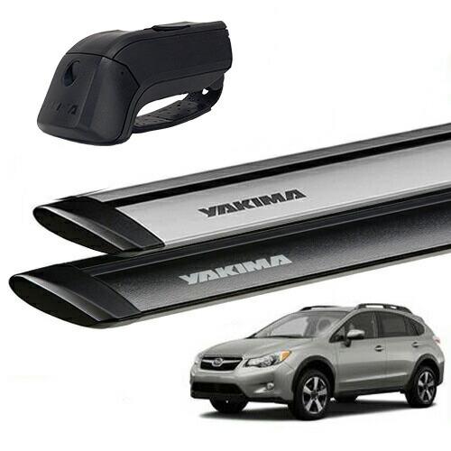 YAKIMA 正規品 スバル XV GP型 ルーフレール付き車両 ベースラックセット ティンバーライ...