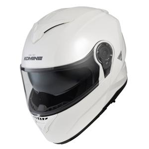 コミネ (KOMINE) HK-171 FL システムヘルメット Pearl White Mサイズの商品画像