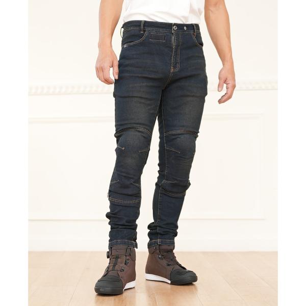 コミネ(KOMINE) WJ-7495R エニグマライトプロテクトフィットジーンズ Deep Ind...