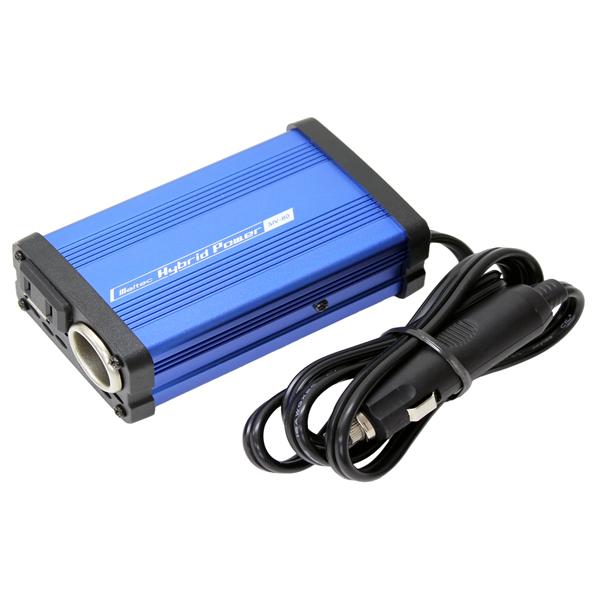 大自工業 Meltec インバーター DC12V用 矩形波 疑似正弦波 3way USB 2.4A ...