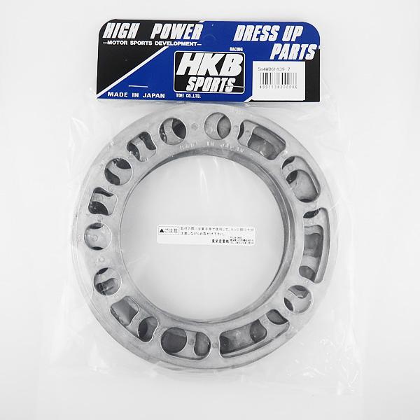 メール便可 HKB 東栄産業 ホイールスペーサー シルバー 5mm 5H139.7 6H139.7 ...