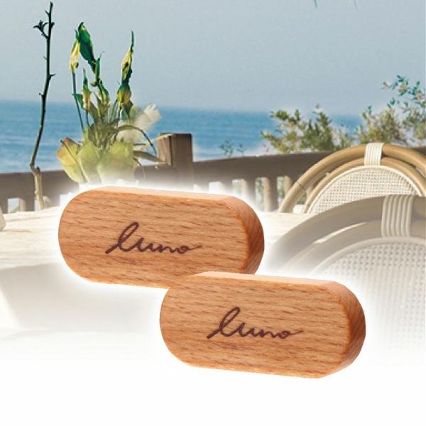 ルーノ エアW グラン R SC 芳香剤 天然木 二個入り 詰め替え用 シーサイドシトラス 車内 エ...