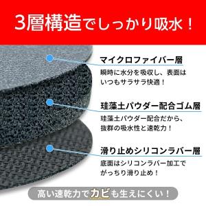 ソフト珪藻土コースター 車内 ドリンクホルダー...の詳細画像3