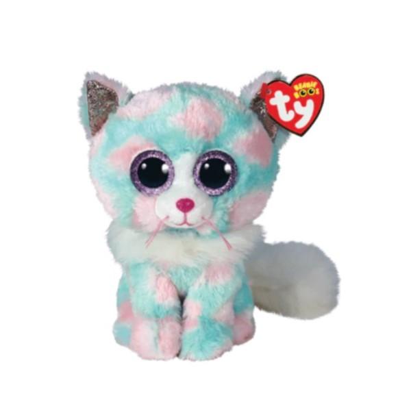 Beanie Boo's オパール Mサイズ 動物 ぬいぐるみ ふわふわ プレゼント こども かわい...