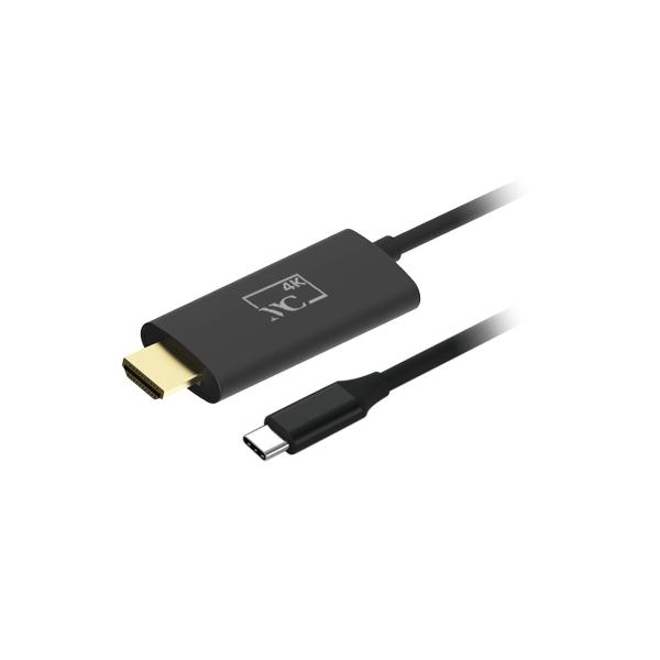 HDMI変換ケーブル Type-C専用 4K 充電用ポート付 変換ケーブル スマホ TV 黒 Swi...