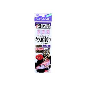 ささめ針 キス船釣りスペシャル B-211 針8号-ハリス1号 11408 SASAME