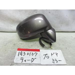 ティーダ DBA-C11　電動格納式 右ミラー カラー/L60 96301-EU50A 413867｜autoshokai1198