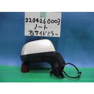 ノート DBA-E12 電動格納式　右ドアミラー QAB 96301-3VAOD 427898