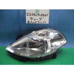 ティーダ DBA-C11 ハロゲンタイプ　左ライト 26060-1JY0A 428356｜autoshokai1198