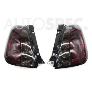 a*d様 アバルト500 前期で使用　スモークテールランプ左右セット アウトプラ a*d様 アバルト500 前期で使用スモークテールランプ左右セット