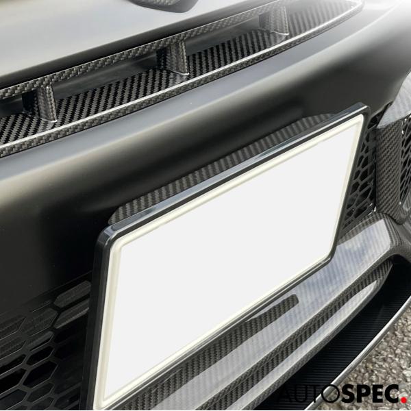 THREEHUNDRED カーボン ナンバープレート ブラケット ABARTH 500 595 69...