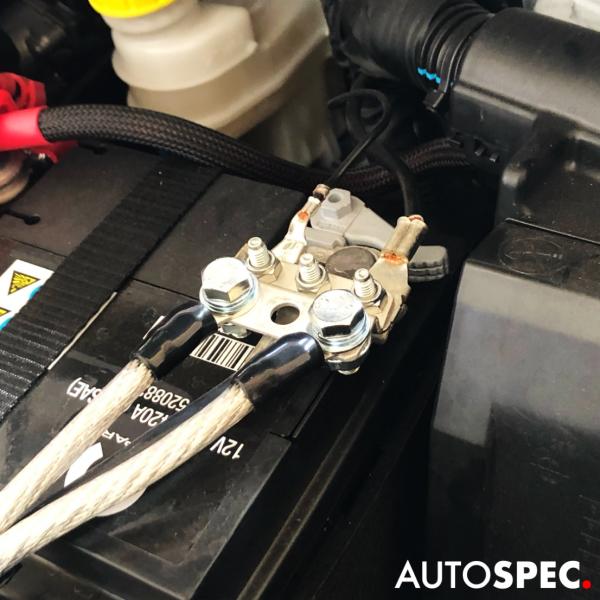 ABARTH 500 595 695 ボディーアースケーブル THREEHUNDRED カスタム パ...