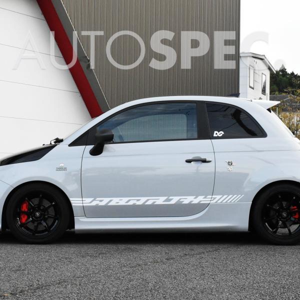 ABARTH　500　595　695　サイド デカール　マット ホワイト　ナロー　AUTOSPEC....