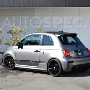 ABARTH　500 595 695　サイド デカール　マット ブラック　ナロー　AUTOSPEC.　カスタム　パーツ　ステッカー　黒　アバルト