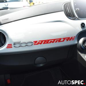 アバルト（ABARTH） ダッシュボード デカール マット ブラック LH 500