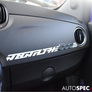 アバルト（ABARTH） ダッシュボード デカール マット ブラック LH 500