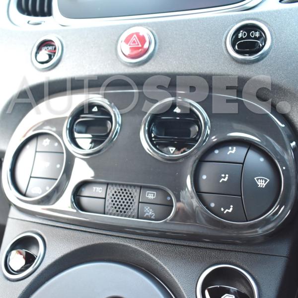 ABARTH　595　695　ASSPIDE　エアコンパネル カバー　ASSO　AKN ドライカーボ...