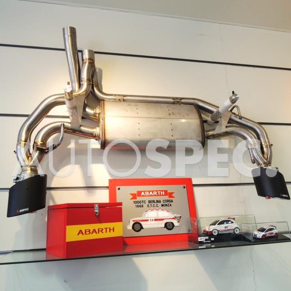 AKRAPOVIC　スポーツ マフラー　カーボン テール　ABARTH　アバルト　500 500c ...