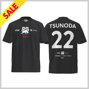 ビザ・キャッシュアップRB F1チーム 角田裕毅 ドライバー Tシャツ 2024（ブラック）｜autosport-web