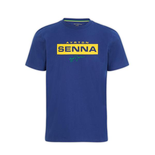 Ayrton Senna（アイルトン・セナ）ロゴTシャツ