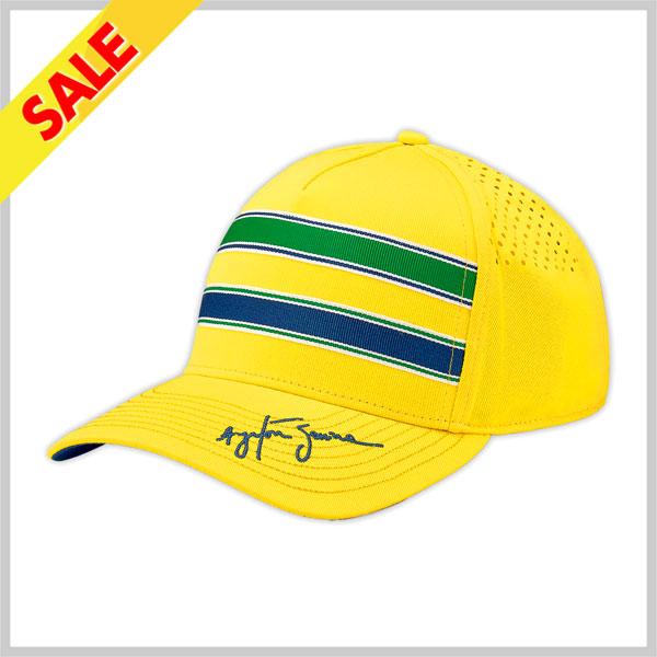 Ayrton Senna（アイルトン・セナ）ストライプ ベースボールキャップ