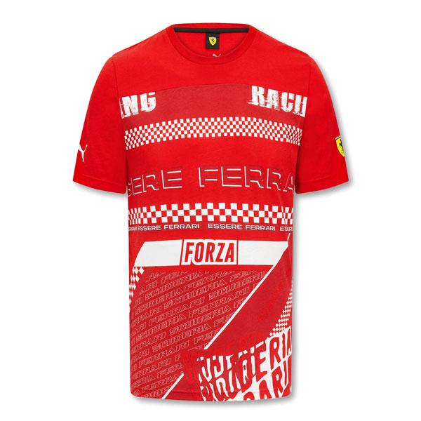 PUMA スクーデリア フェラーリ グラフィック Tシャツ 2023 （レッド）