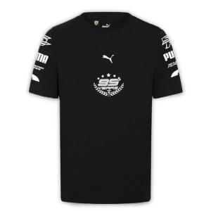 PUMA スクーデリア フェラーリ グラフィック 95周年 Tシャツ 2024 （ブラック）｜autosport-web