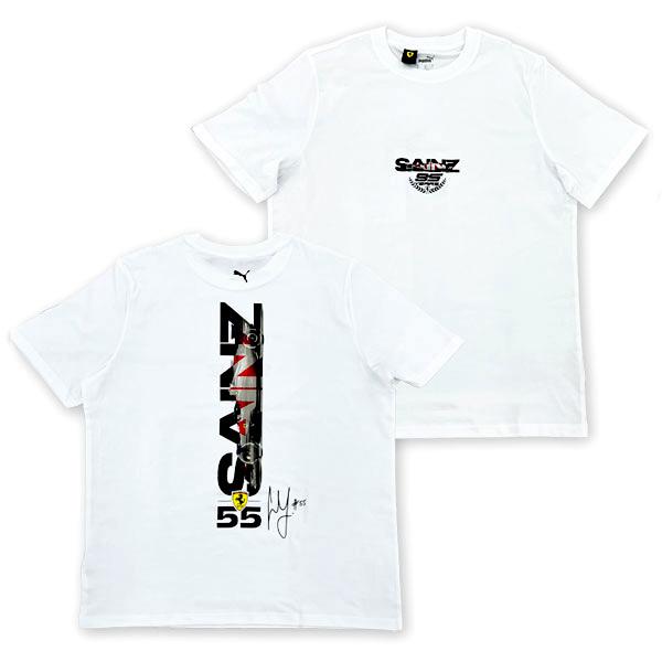 PUMA スクーデリア フェラーリ 95周年 カルロス・サインツ ドライバーTシャツ 2024 （ホ...