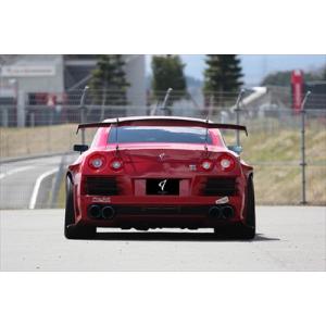 GT-R35 スワンネックリアウィング Highタイプ/FRP W=1830 D=240 H=370...