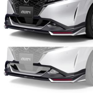 当社塗装品 エアロワークス ノート E13 カーボンフロントスポイラーFS