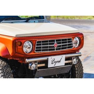 JB64W ジムニー フェイスグリル Su11 ABS製 エンブレム：レッド 未塗装品