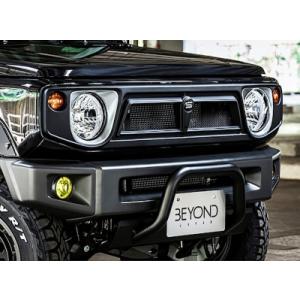 JB64W ジムニー フェイスグリル Tr27 ABS製 エンブレム レッド 塗装済